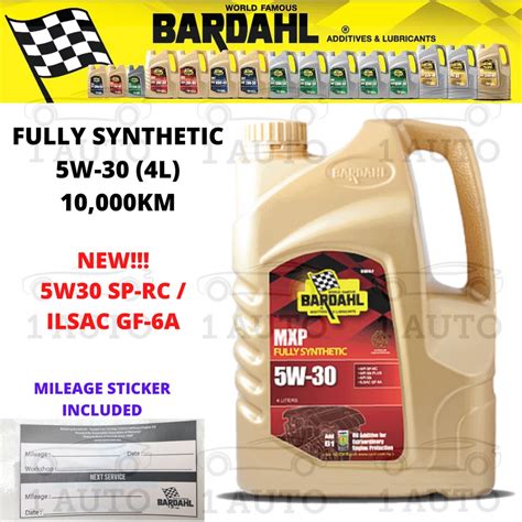 Promo Genuine Bardahl Engine Oil W Fully Synthetic L W