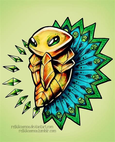 Kakuna By RetkiKosmos On DeviantArt Pokemon Tattoo Pokemon Pokemon