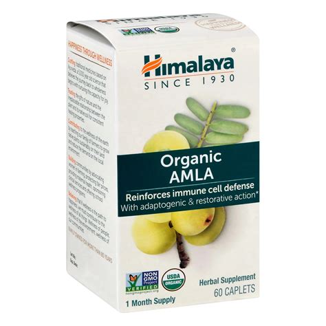 Himalaya Organic Amla Capsules Shop Herbs Homeopathy At H E B