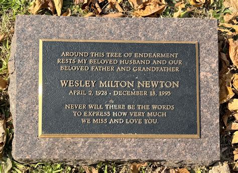 Wesley Milton Newton 1928 1995 Find A Grave Memorial