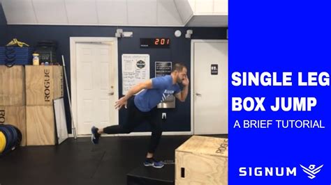 Single Leg Box Jump A Tutorial Youtube