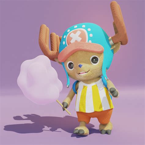 Tony Tony Chopper From One Piece Finished Projects Blender Artists