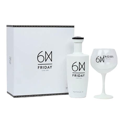 Gin 6 Friday Chic Gin 700ml Taça De Vidro Em Promoção Ofertas Na Americanas