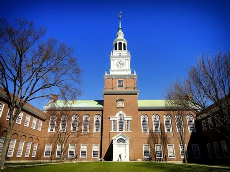 Dartmouth College Private Campus Tours Schoolscoops