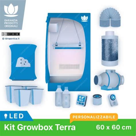 Kit Grow Box Indoor Terra X Cm Led Configurabile