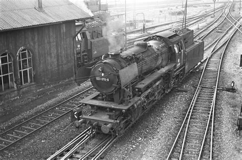 DB 023 027-6 in Crailsheim (D), 1972. | Stoomlocomotief DB 0… | Flickr