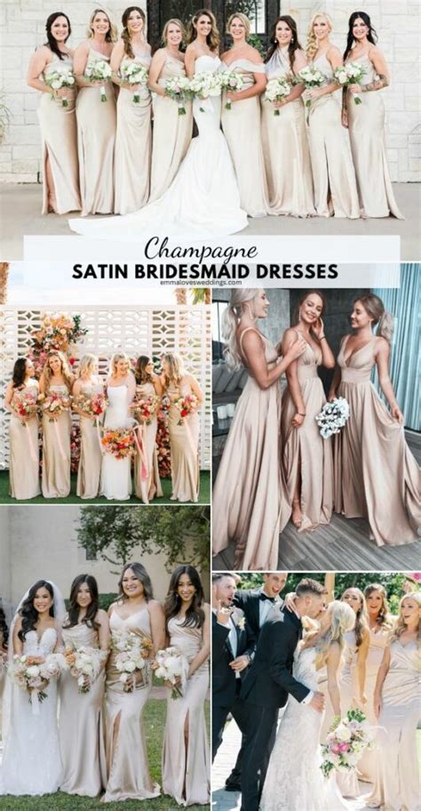 The Most Stunning Champagne Bridesmaid Dresses Wedboard Atelier Yuwa