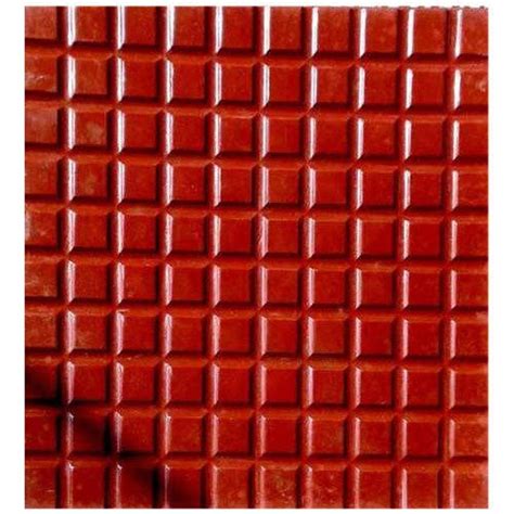 Matt Red Concrete Chequered Tile For Flooring Thickness Mm At Rs