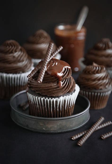 Triple Chocolate Devil S Food Cupcakes Sprinkle Bakes Recipe