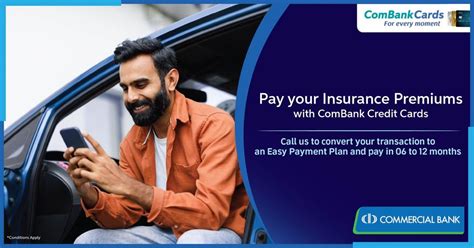 Commercial Bank Pay Your Insurance Premiums With Combank Credit Cards