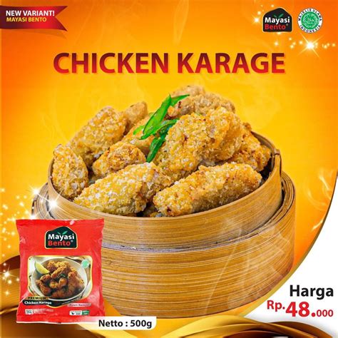 Jual Mayasi Bento Chicken Karage Frozen Food Gr Pack Shopee