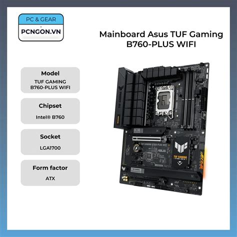 Mainboard Asus TUF Gaming B760 PLUS WIFI Pcngon