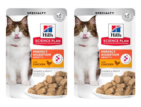Hill's Консервы для кошек Идеальное пищеварение, пауч, 85 г, 2 шт ...