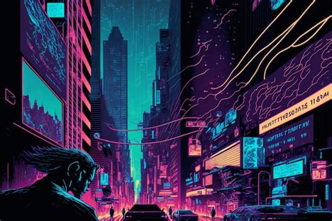 Premium Ai Image A Poster For The Movie Cyberpunk