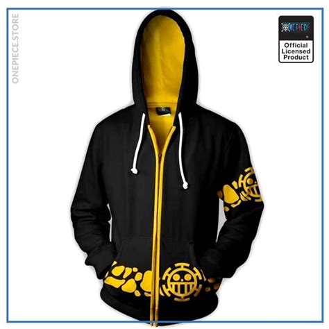 One Piece Zipped Hoodie Trafalgar Law Zipped Hoodie One Piece Store