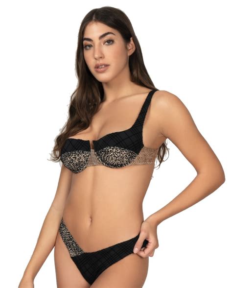 Bikini E Slip Da Donna Con Fantasia Semi Leopardata Me Fui