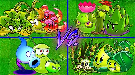 Random 4 Strongest Team Plants Battles Who Will Win Pvz2 Team