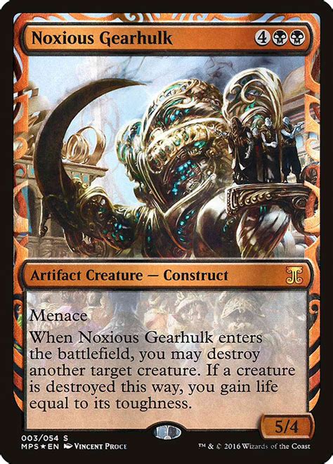 Noxious Gearhulk Price From Mtg Masterpiece Series Kaladesh Inventions