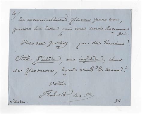 Véhémente lettre autographe datée et signée de Robert de Montesquiou à