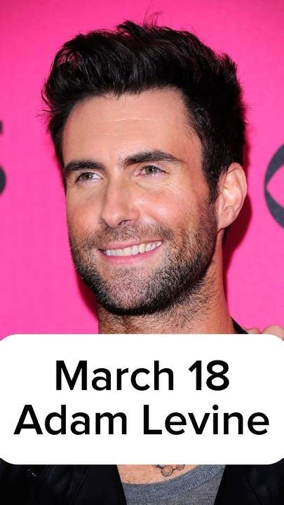 Happy Birthday To Adam Levine Youtube