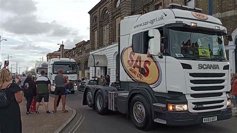 East Coast Truckers Convoy Great Yarmouth Seafront Youtube