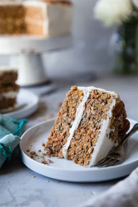 Healthy Gluten Free Sugar Free Carrot Cake | Food Faith Fitness