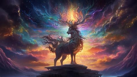 Premium Ai Image Legendary Qilin Creature Kirin Of Chinese Mythology