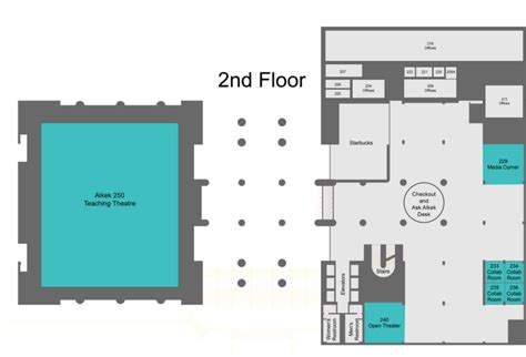 Alkek Floor Plans : University Libraries : Texas State University