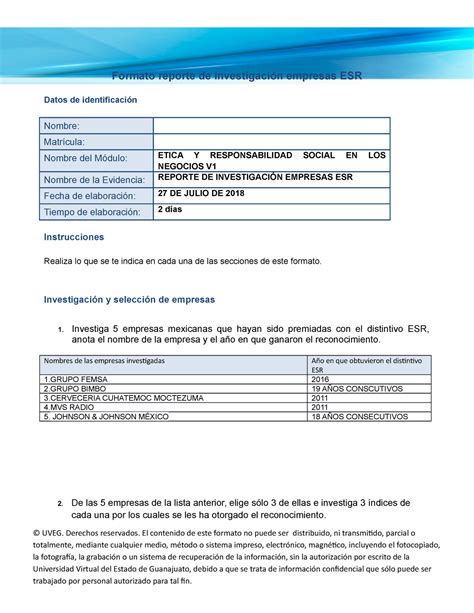 Que Es Un Reporte De Investigacion 3