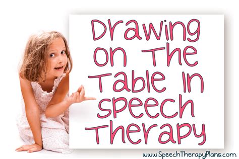 Drawing On The Table In Speech Therapy Speech Language Therapy, Speech Pathology, Speech And ...