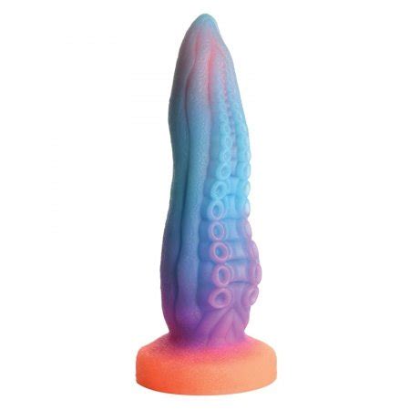 Creature Cocks Tenta Cock Glow In The Dark Silicone Dildo Sex Toy Hotmovies