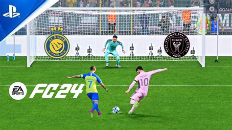 EA FC 24 RONALDO VS MESSI AL NASSR VS INTER MIAMI PENALTY SHOOTOUT