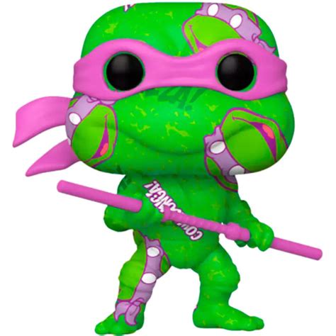 Funko Pop Figura Ninja Turtles Donatello Artist Case Exkluzív Fanbase