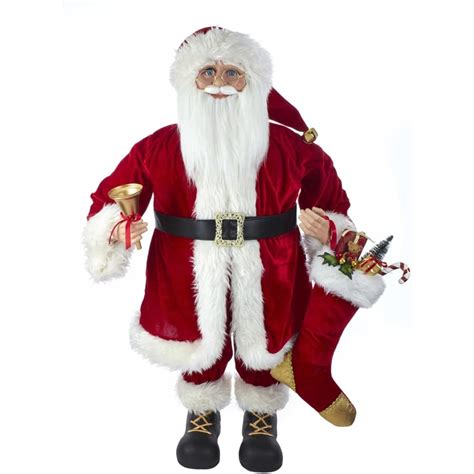 Kurt Adler 36 Inch Kringle Klaus Red Standing Santa Lamouren Online