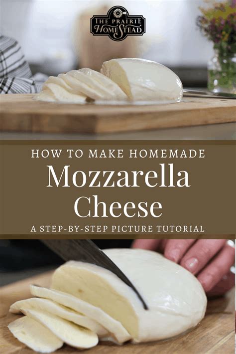 How To Make Homemade Mozzarella Cheese • The Prairie Homestead