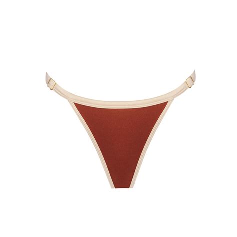 Bari Bikini Bottom Color Copper Bikini Bottom With Adjustable Side Straps Yorstruly Wolf