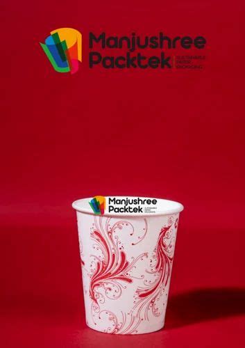 210 Ml Printed Paper Glass At Rs 0 98 Piece Printed Paper Glasses In