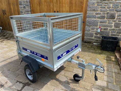 BRAND NEW Erde 102 Maypole SY100 Tipping Car Trailer With 44cm High