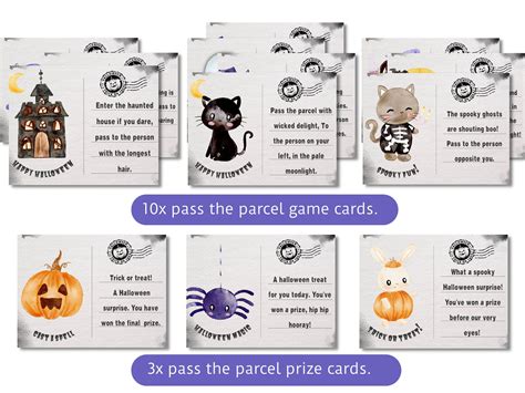 Halloween Pass The Parcel Game Halloween Pass The Prize Party Game 2023 School Classroom Game