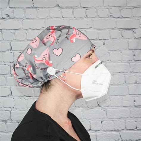 At Your Cervix Scrub Cap Labor And Delivery Scrub Cap Scrub Etsy