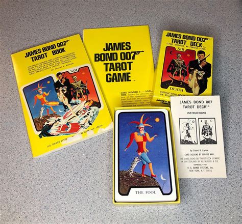 James Bond 007 Tarot Game Etsy