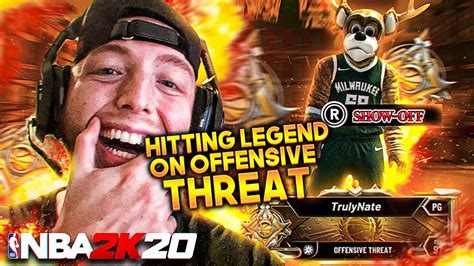 Hitting LEGEND On The OFFENSIVE THREAT BUILD In NBA 2K20 YouTube