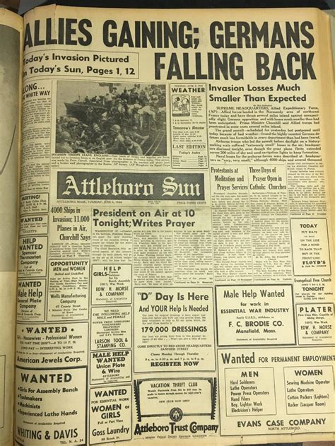 D-Day in Attleboro: A look at the historic day from a local perspective