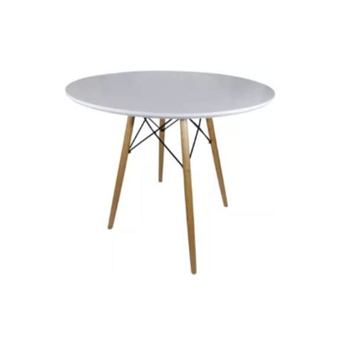 Mesa Jantar Charles Eames Eiffel Madeira 90cm Shopee Brasil