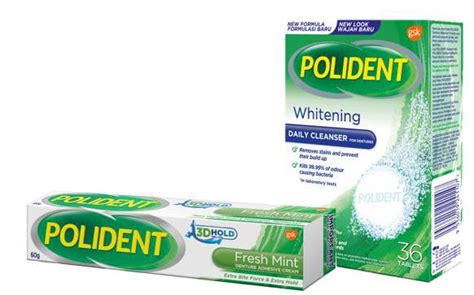 Polident Adhesive Cream Flavour Free