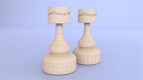 ArtStation - Chess Piece - Rook | Game Assets