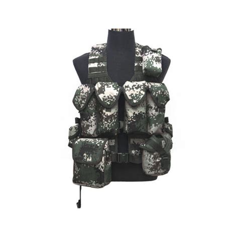 Camouflage Hunting Military Tactical Vest Wargame Body Molle Armor Cs