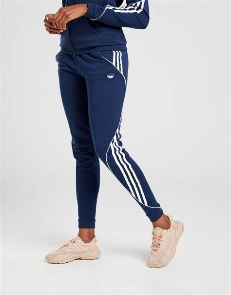 Buy Blue Adidas Originals Fleece Track Pants Womens Jd Sports Jd