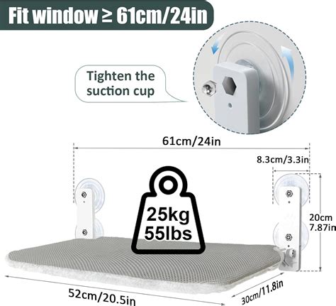 Sunhoo Hamaca Para Ventana De Gato Sin Cord N Para El Alf Izar De La