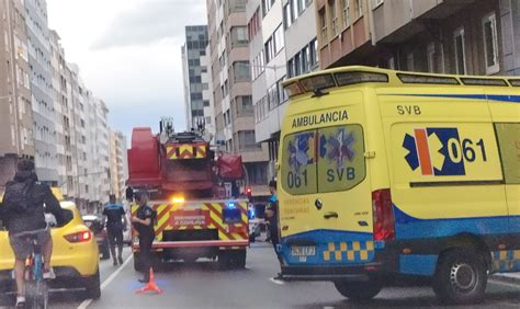 Edificio Okupa De La Ronda De Nelle En A Coru A Cerrado Tras Incendio